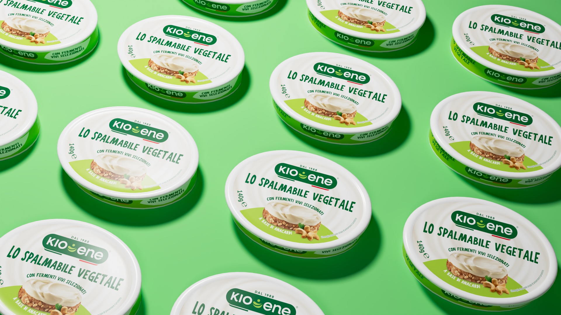 Kioene — Lo Spalmabile Vegetale, full product range